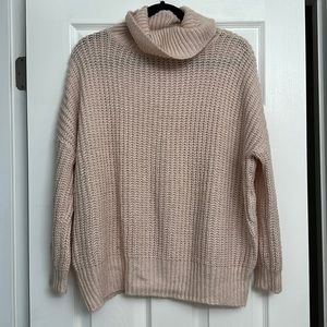 Leith Cowl Neck Pink Sweater